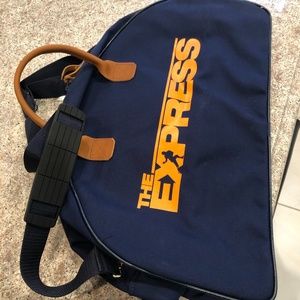 Navy Blue "The Express" Movie Sports Duffel
